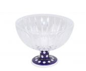 Bowl on a foot - Polish pottery